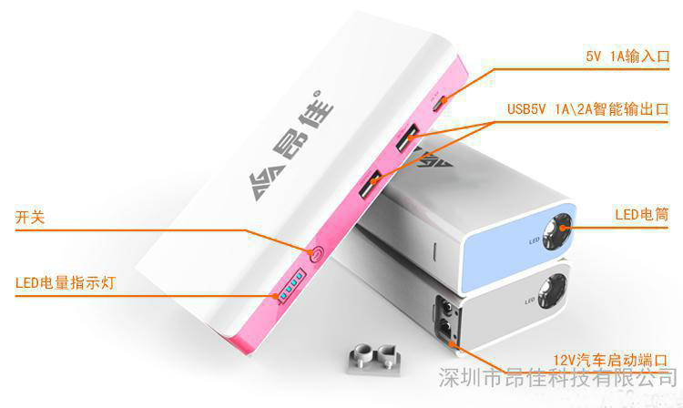 多功能汽車應(yīng)急啟動電源